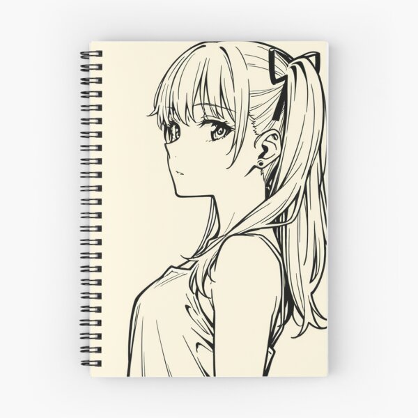 Item preview, Anime - Girl Ponytail Thoughtful Portrait designed and sold by AnimeShin.