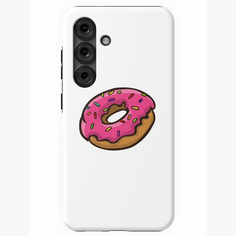 Classic Pink Doughnut Simpsons Donuts Samsung Galaxy Phone Case