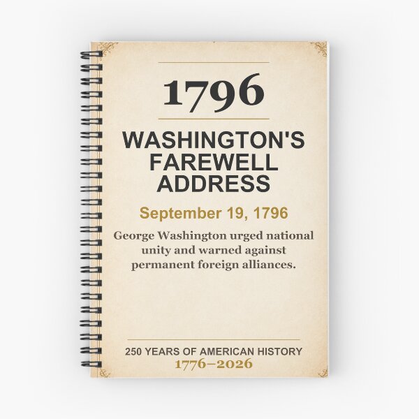 Item preview, America 250 | Washington's Farewell Address | 1796 designed and sold by ariksworld.
