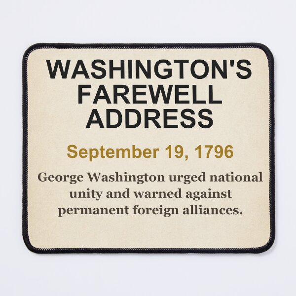 Item preview, America 250 | Washington's Farewell Address | 1796 designed and sold by ariksworld.