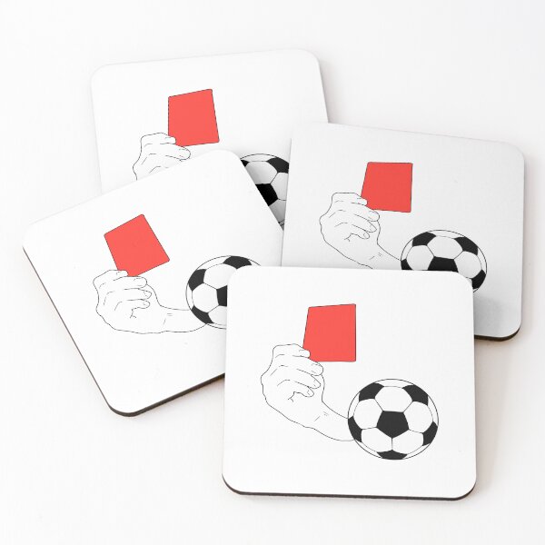Item preview, Football Holds Red Card designed and sold by Whale-studio.