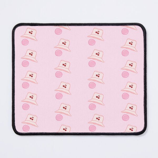 Item preview, Cartoon Baby Pink Coquette Cherry Bucket Hat with Bubblegum designed and sold by CamilasPrints.