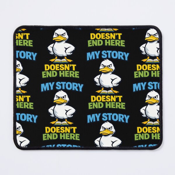 Item preview, My Story Doesn't End Here Motivational Duck designed and sold by TeeTimeTreasure.