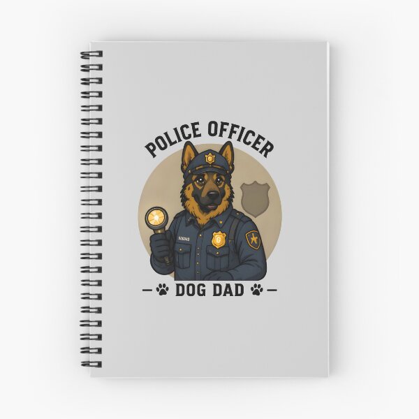 Item preview, Police Officer Dog Dad German Shepherd Funny K9 Gift designed and sold by PixelForge11.