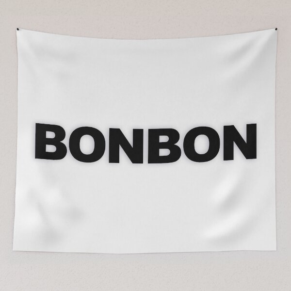 Item preview, BONBON — Black Minimal Bold Type Statement designed and sold by WORDPAUSE.