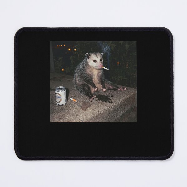 Item preview, Opossum Smoking Cigarette Vintage Meme designed and sold by suhairee-studio.