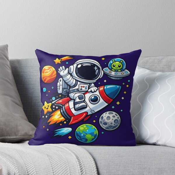 Item preview, Rocket Rider Astronaut Minimal Space Logo designed and sold by BROHLine Studio.
