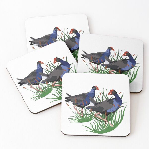 Item preview, Pukeko in the reeds designed and sold by What-the-Flip.