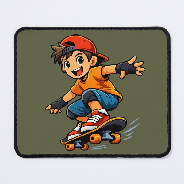 Item preview, Skateboard Kid Minimal Street Style Logo designed and sold by BROHLine Studio.
