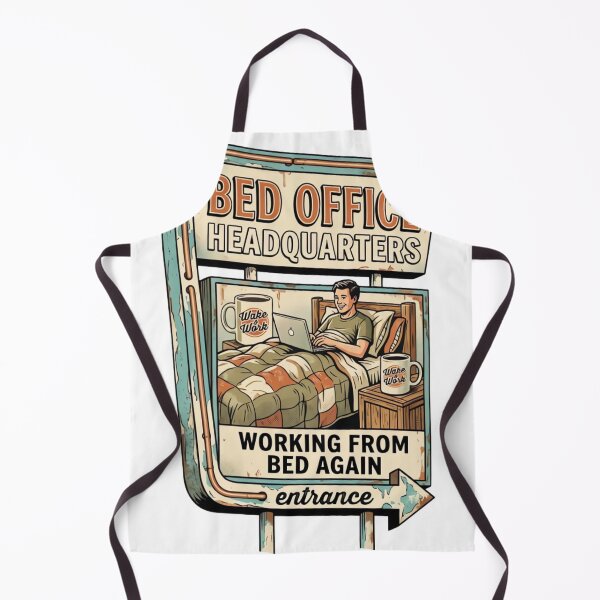 Item preview, Working From Bed Again Vintage Remote Work Design designed and sold by urbinet.