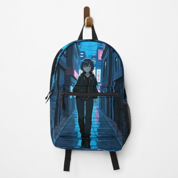 Item preview, Anime - Red Eyes Night Alley Walk designed and sold by AnimeShin.