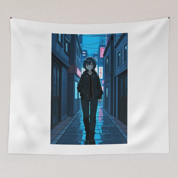 Item preview, Anime - Paseo nocturno por el callejón de los ojos rojos designed and sold by AnimeShin.