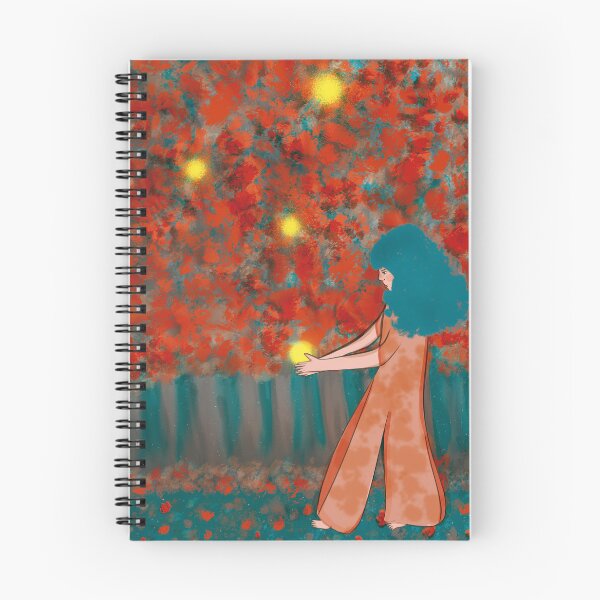 Item preview, Fireflies in the Forest | Whimsical Fall Illustration designed and sold by anasequea.