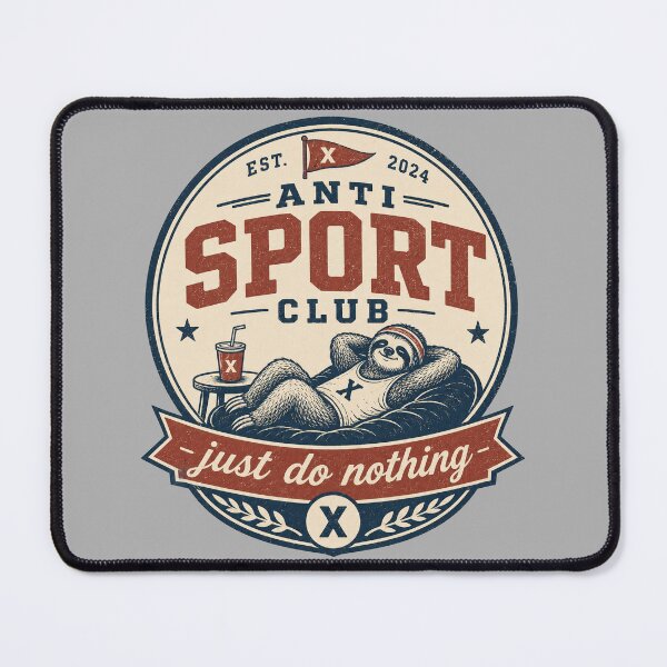 Item preview, anti sports club - just do nothing designed and sold by LgndryPhoenix.