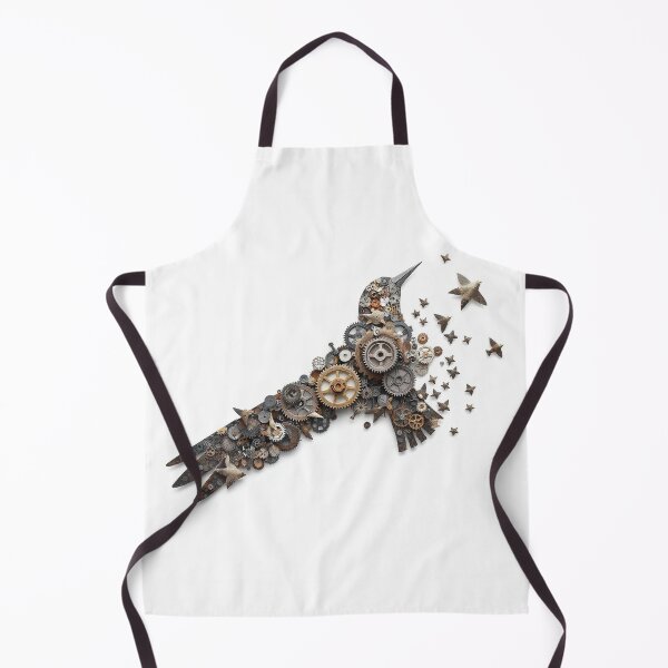 Item preview, A Flock Of Birds Made Of Interconnected Gears Indu designed and sold by QuirkThreadsCo.
