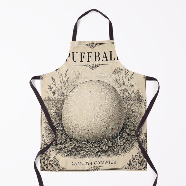 Item preview, Puffball Mushroom Ivory Vintage Scientific Art designed and sold by SunnyDesign82.