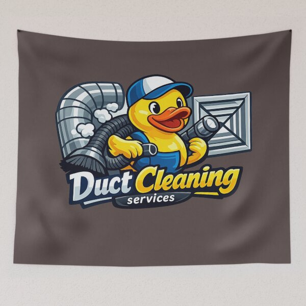Item preview, Duck Cleaning Services Minimal Work Logo designed and sold by BROHLine Studio.
