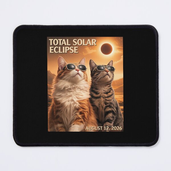 Item preview, Cat Total Solar Eclipse August 2026 Astronomy designed and sold by suhairee-studio.