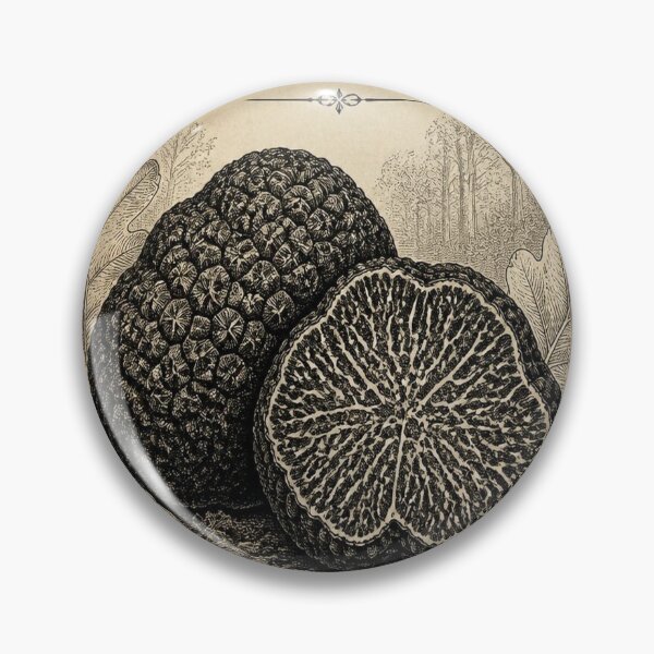 Item preview, Black Truffle Ivory Vintage Scientific Art designed and sold by SunnyDesign82.