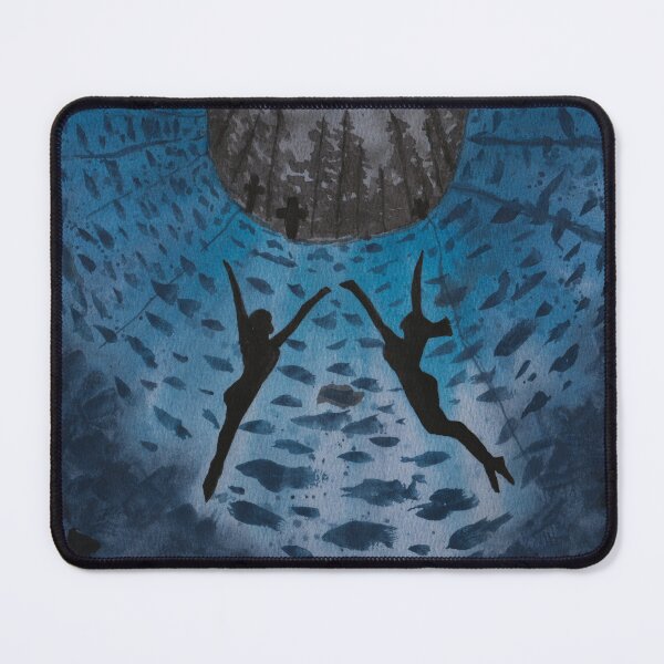 Item preview, Woman swimming towards death designed and sold by Wren Faire Press Products.