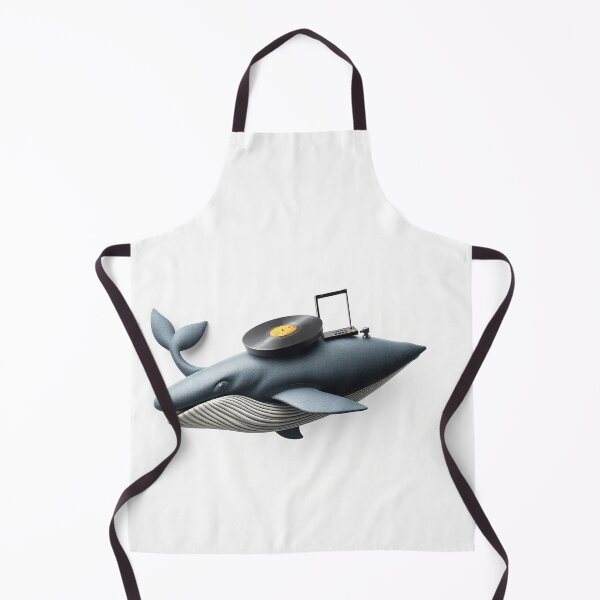 Item preview, A Whale With A Humpback Made Of A Vintage Record P designed and sold by QuirkThreadsCo.