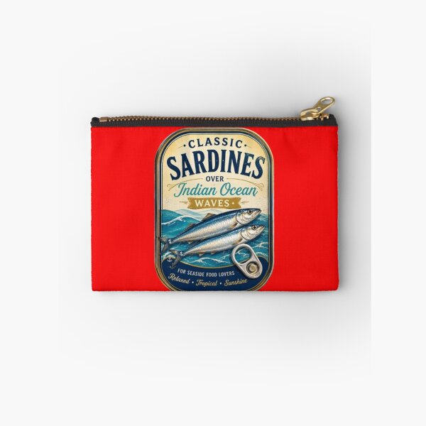 Item preview, Tropical Ocean Sardines Retro Maritime Design designed and sold by annenambiro.