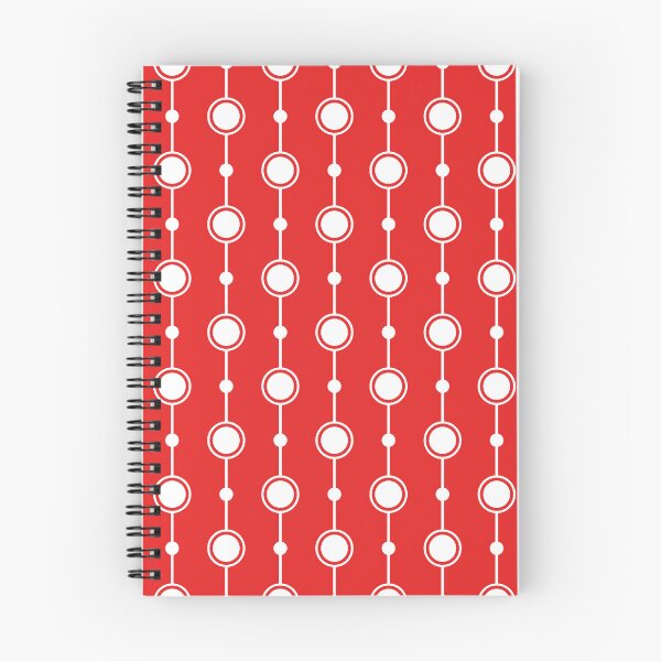 Item preview, Red & white retro seamless pattern designed and sold by Mint + Midnight.
