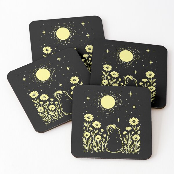 Item preview, Guinea Pig and Moon designed and sold by suhairee-studio.