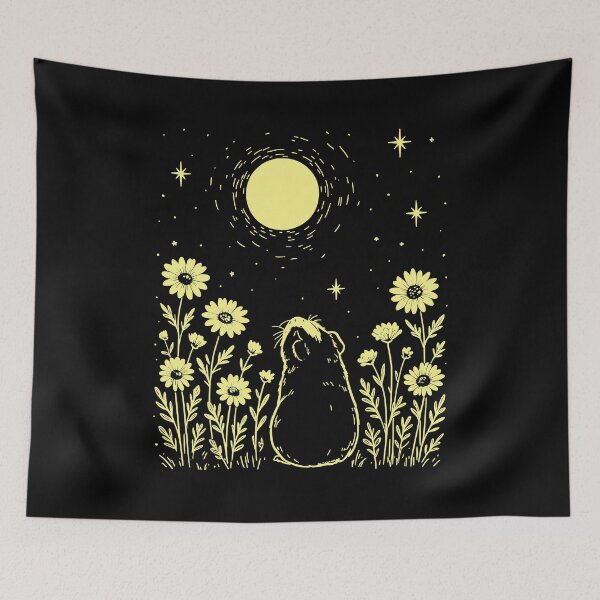 Item preview, Guinea Pig and Moon designed and sold by suhairee-studio.