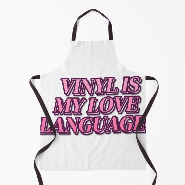 Item preview, "VINYL IS MY LOVE LANGUAGE" Retro Typography T-Shi designed and sold by QuirkThreadsCo.