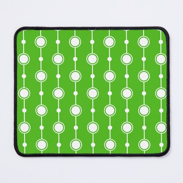 Item preview, Green & white retro seamless pattern designed and sold by Mint + Midnight.