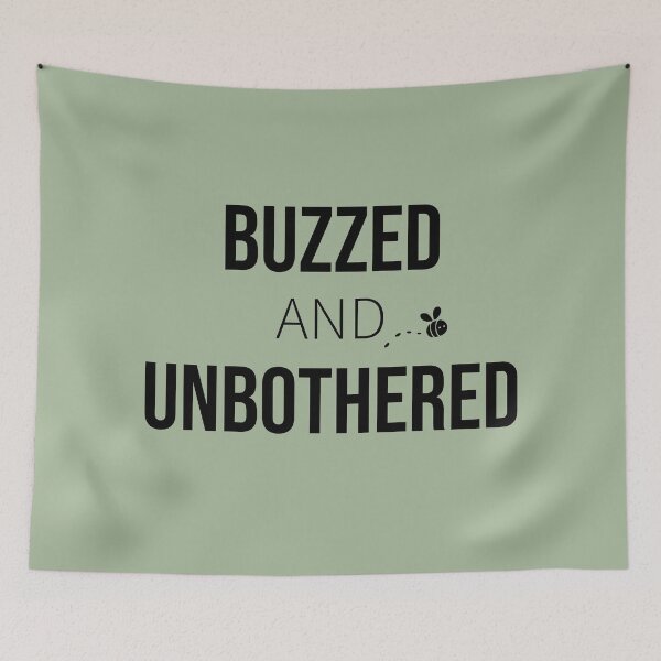Item preview, Buzzed and Unbothered – Funny Bee Pun Gift for Beekeepers and Bee Lovers designed and sold by Hello Hobbies.