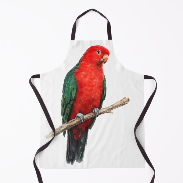 Artikelvorschau, Australian King Parrot Watercolour Portrait entworfen und verkauft von Jaruart.