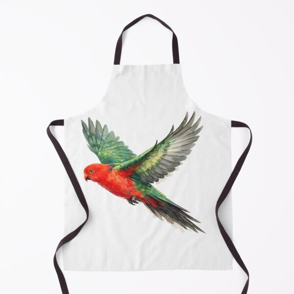 Artikelvorschau, King Parrot in Flight — Watercolour Painting entworfen und verkauft von Jaruart.