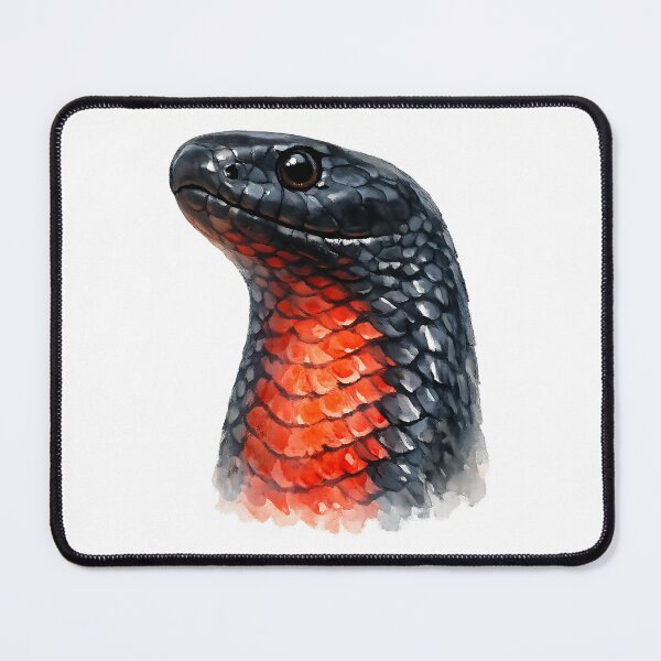 Item preview, Red-Bellied Black Snake Watercolour designed and sold by Jaruart.