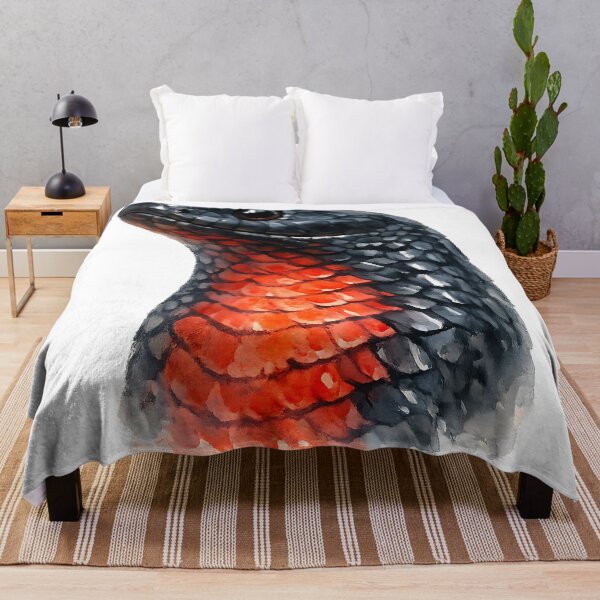 Item preview, Red-Bellied Black Snake Watercolour designed and sold by Jaruart.
