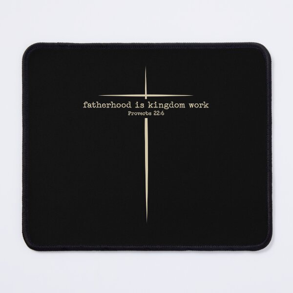 Item preview, Fatherhood is Kingdom Work Funny Christian Cross designed and sold by suhairee-studio.