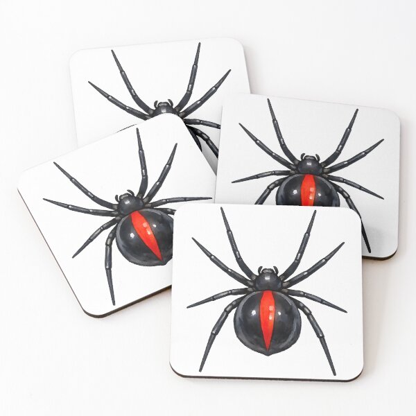 Item preview, Redback Spider Watercolour Illustration designed and sold by Jaruart.