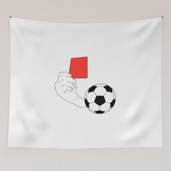 Item preview, Football Holds Red Card designed and sold by Whale studio.