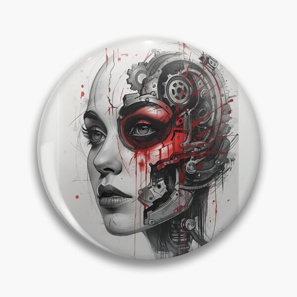 Item preview, Cyborg Girl designed and sold by ArtCraftLab.