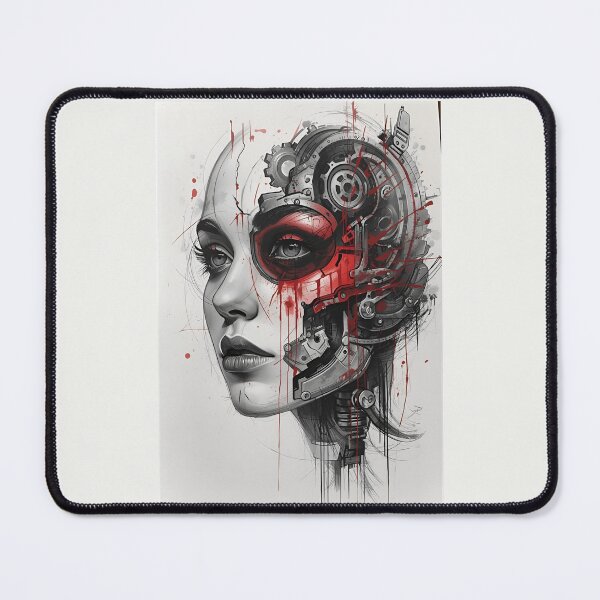 Item preview, Cyborg Girl designed and sold by ArtCraftLab.