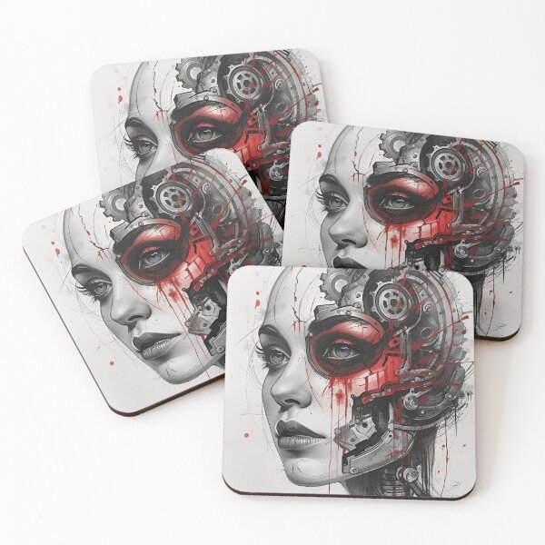 Item preview, Cyborg Girl designed and sold by ArtCraftLab.