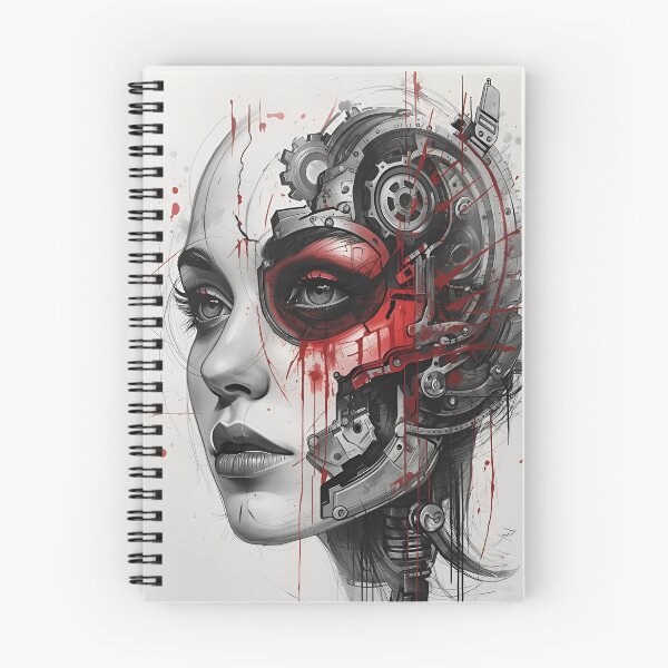 Item preview, Cyborg Girl designed and sold by ArtCraftLab.