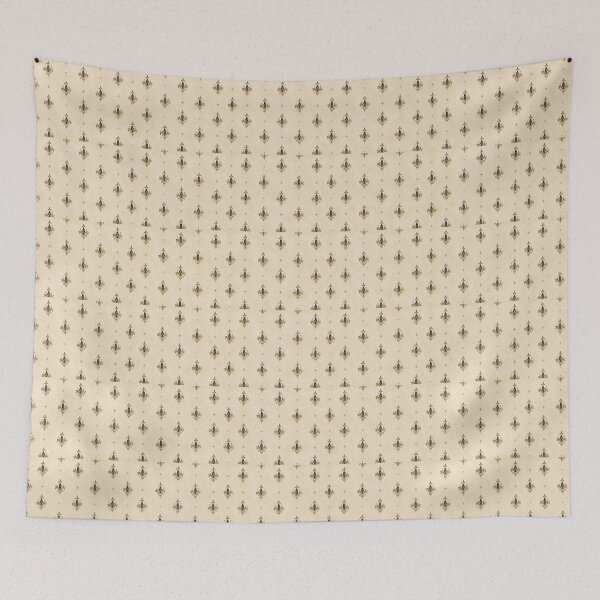 Item preview, Elegant Blue and Gold Fleur-de-Lis Seamless Pattern designed and sold by PatternFranzy.