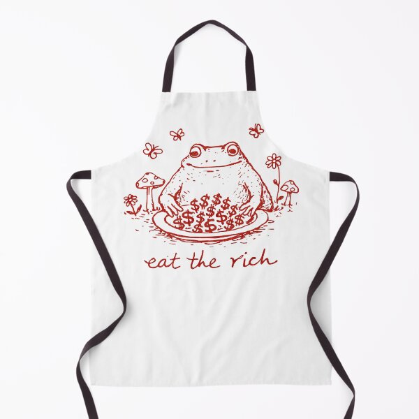 Item preview, Eat the Rich - Whimsical Frog designed and sold by Riot-And-Hope.