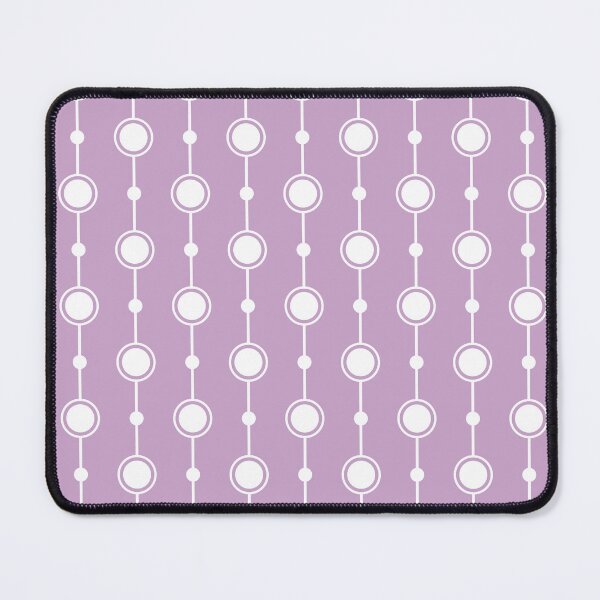 Item preview, Lilac & white retro seamless pattern designed and sold by Mint + Midnight.