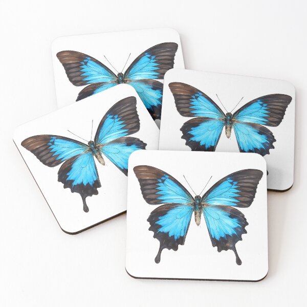 Item preview, Ulysses Butterfly Watercolour — Wings Open designed and sold by Jaruart.