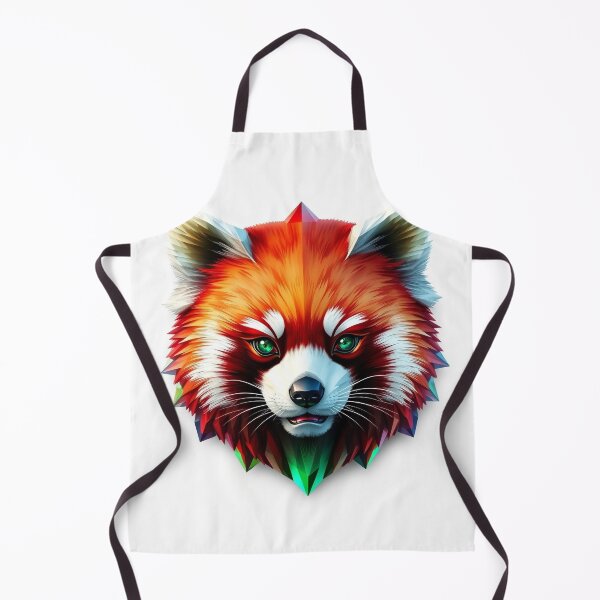 Item preview, Red Panda Geometric Crystal - Modern Graphic Art T designed and sold by QuirkThreadsCo.