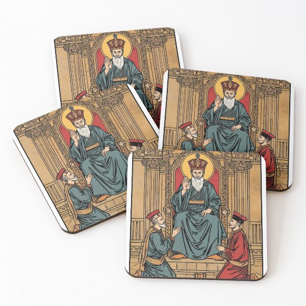 Item preview, The Hierophant Tarot Card V - Spiritual Wisdom Guidance Art designed and sold by Clavivs.