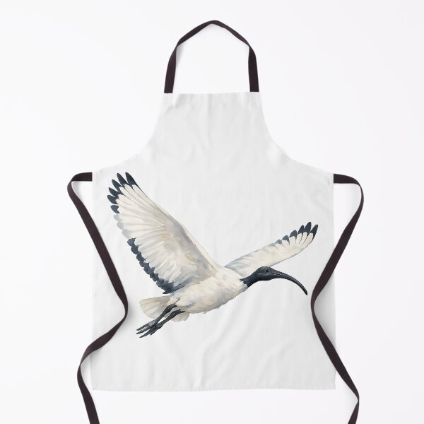Item preview, Australian White Ibis in Flight — Watercolour designed and sold by Jaruart.